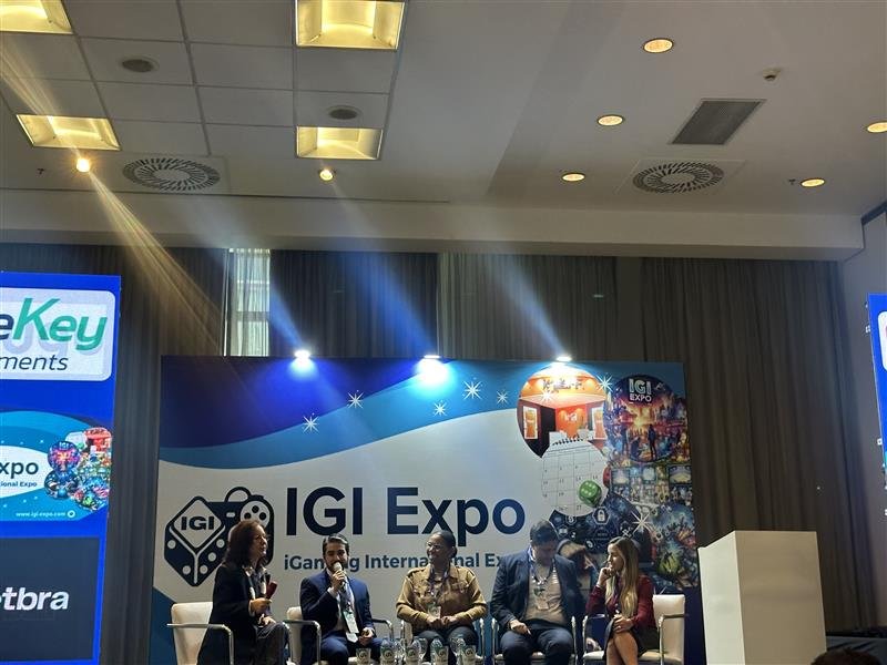 lottery panel at the igi expo