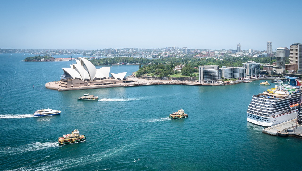 A scenic picture of Sydney Harbour