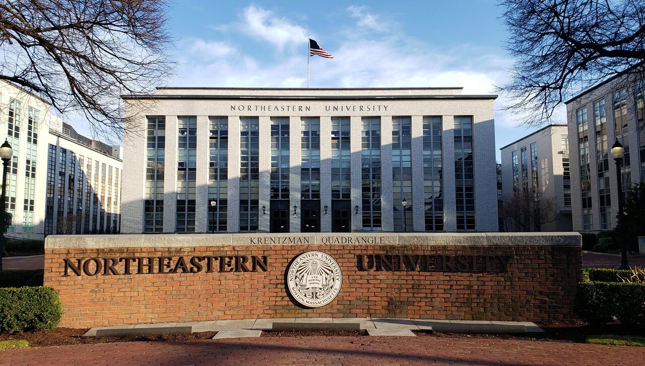 A picture of Northeastern University in Boston, Massachusetts