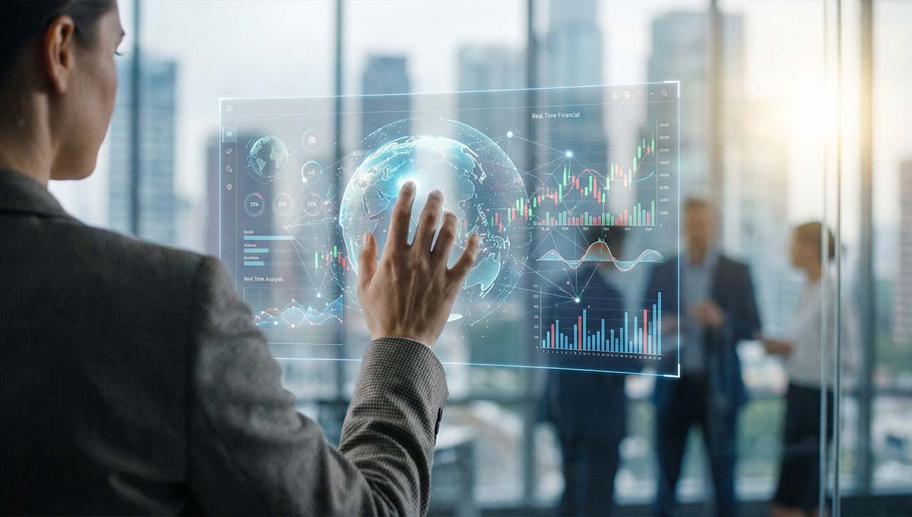 A digital dashboard