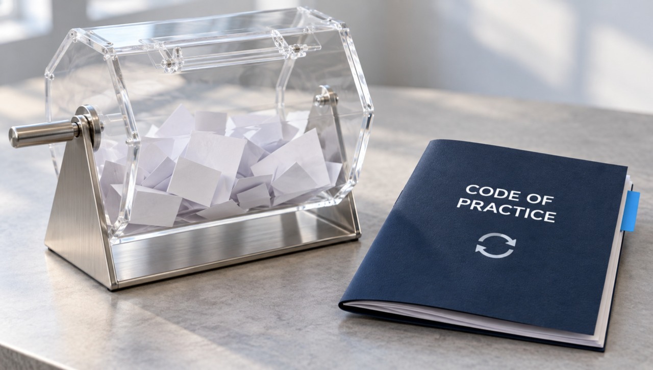 UK code of practice voluntary